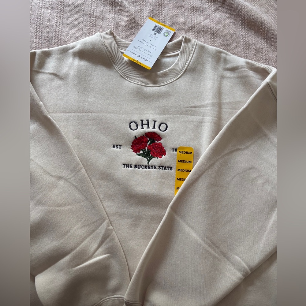 Viral Ohio Sam’s club crewneck light tan